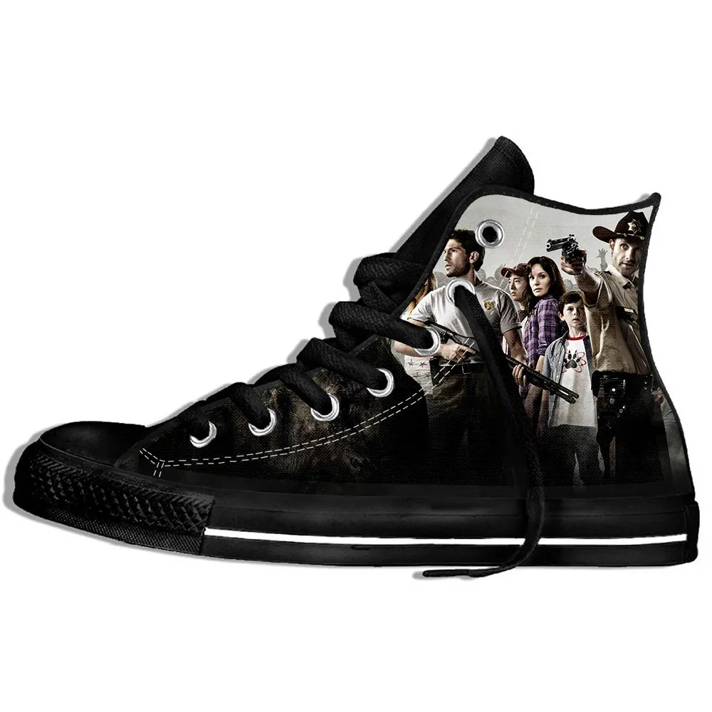 Walking Dead Sneakers 3d Wen Casual shoes Streetwear Hip Hop Funny Shoes Summer Fashion 2019 New | Обувь