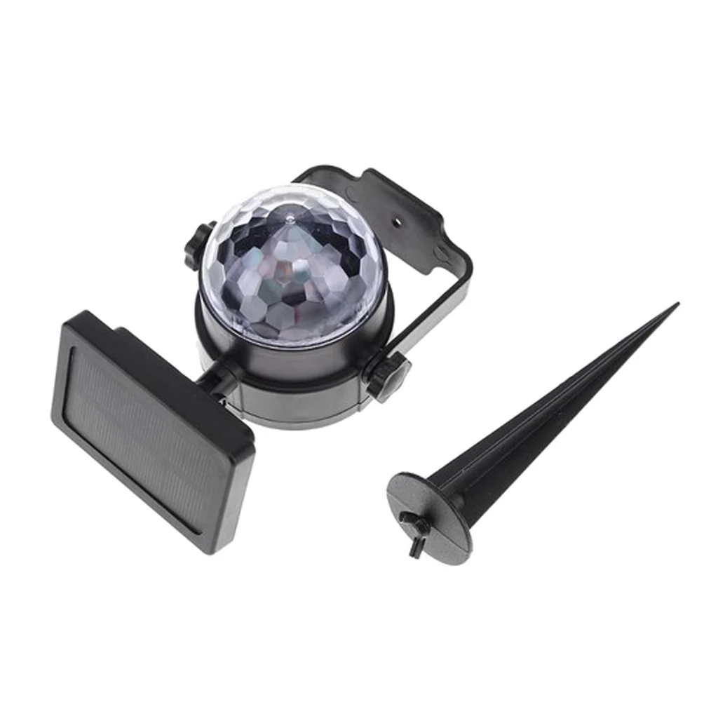 

Solar Lawn Garden Carnival Projector Moving Color Spotlight LED Light Shower Walkway Decor Light for Garden Yard