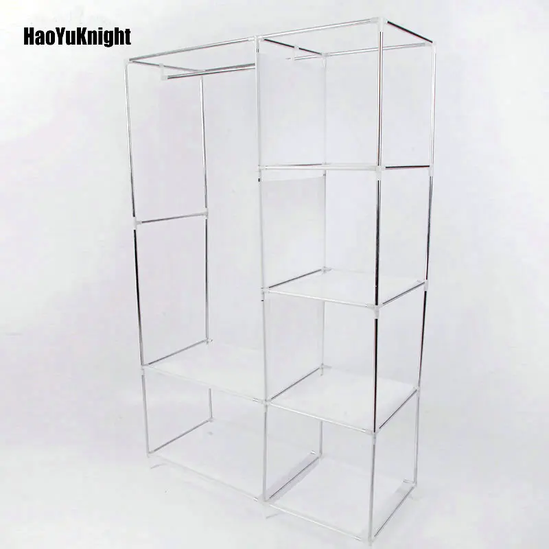 HaoYuKnight когда четверть гардероба DIY-это нетканый складной портативный шкаф для