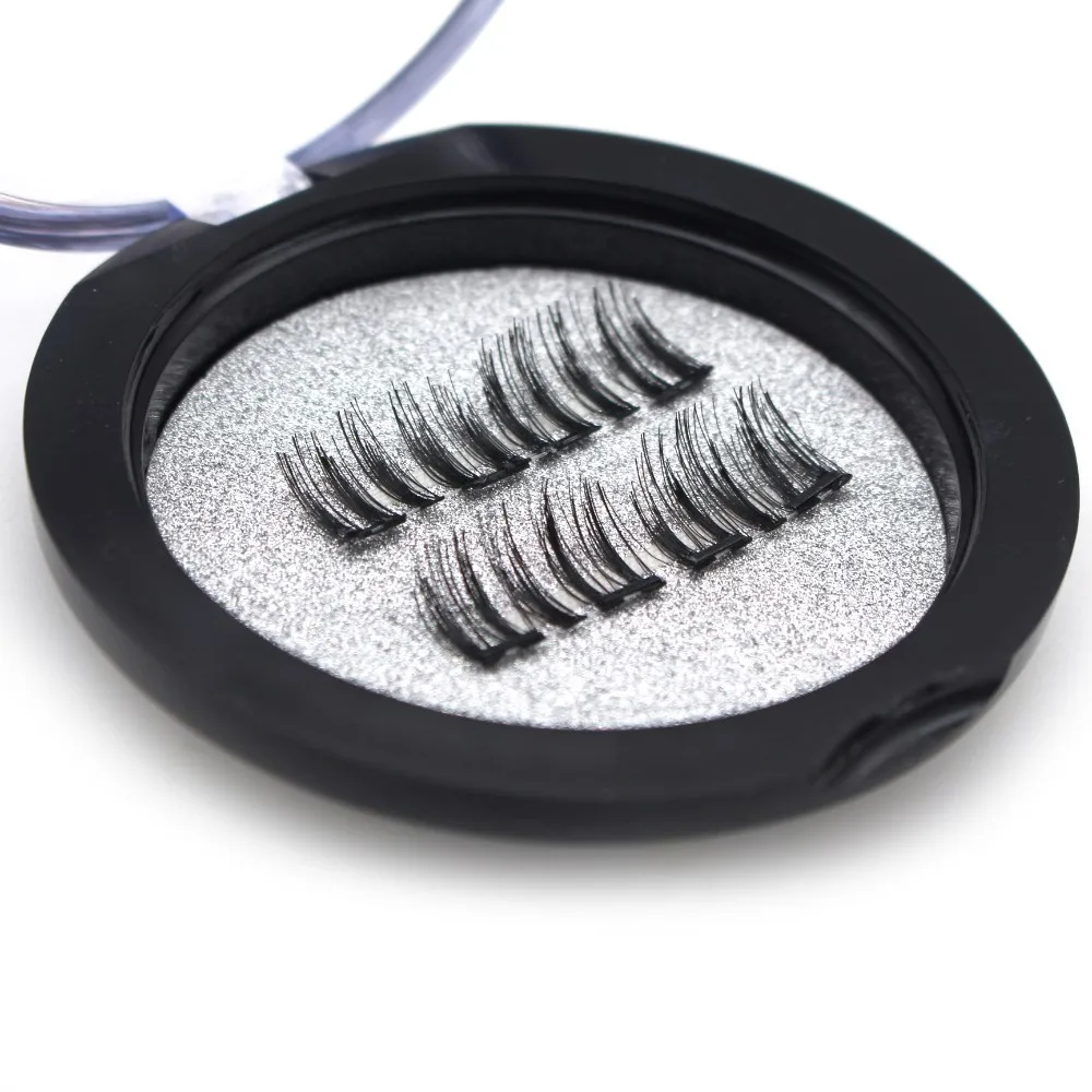 False Eyelashes 3D Magnet Magnetic Eyelash Extension Full Strip Lashes Soft Hair Reusable Easy Wear Fake Eye | Красота и здоровье