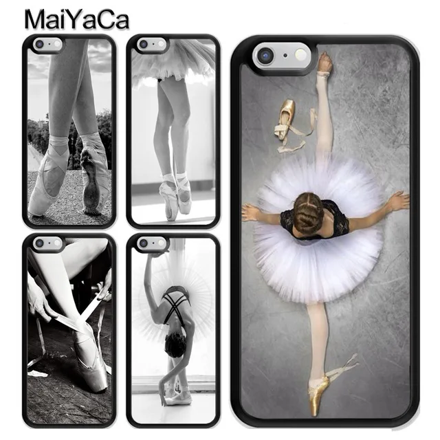 MaiYaCa/Балетки для танцев шлепанцы iPhone 4 5S 6 S 7 8 Plus X XR XS MAX черный мягкий чехол