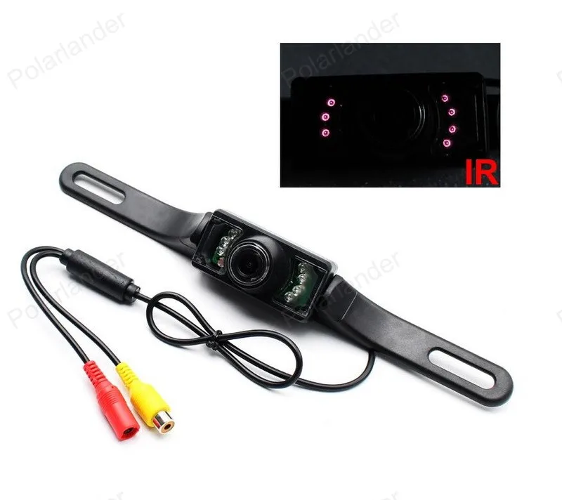 5 Inch TFT 800*480 Car Parking Mirror Monitor 2 Video input + Night Vision Reverse Backup 7 LED Rear View Camera | Автомобили и