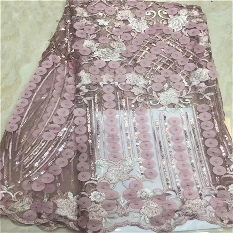 Высокое качество нигерийская кружевная ткань 2019 новейший африканский тюль с 3D