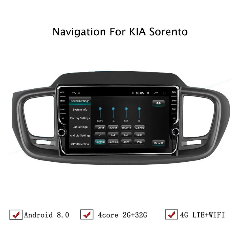 10 1 &quotAndroid 6 0/8 Автомобильная dvd-навигационная система для Kia Sorento 2015 2016 Автомобиль