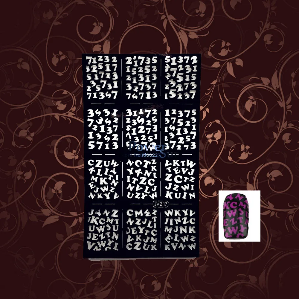 1 шт. трафарет для маникюра с арабскими цифрами|tool along|tool bloodtools heavy |
