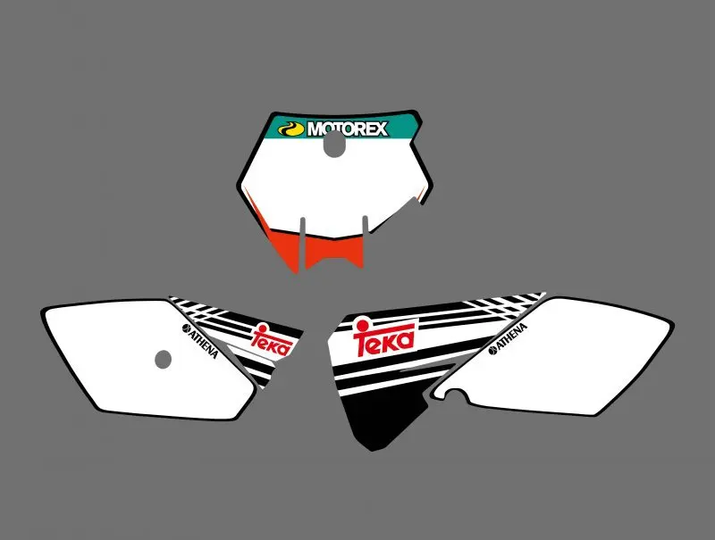 Новый (0387Sun) Набор стикеров для паровой графики и фона подходит KTM 85 SX 2006 2007 2008 2009 2010