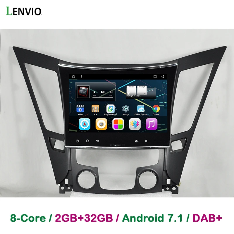 Lenvio IPS 2 Гб ОЗУ 32 ПЗУ Восьмиядерный Android 7 1 Автомобильный DVD Радио GPS навигация для