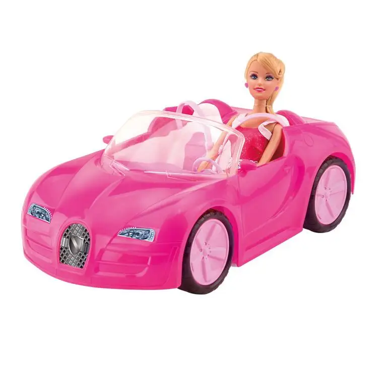 2-seat трансформер спортивный автомобиль игрушка для кукла 1/6 дом аксессуары