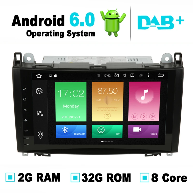 9 дюймовый экран Android 6 0 стандартное стерео для Mercedes A Class W169 B W245 Viano/Vito Sprinter W906|sprinter