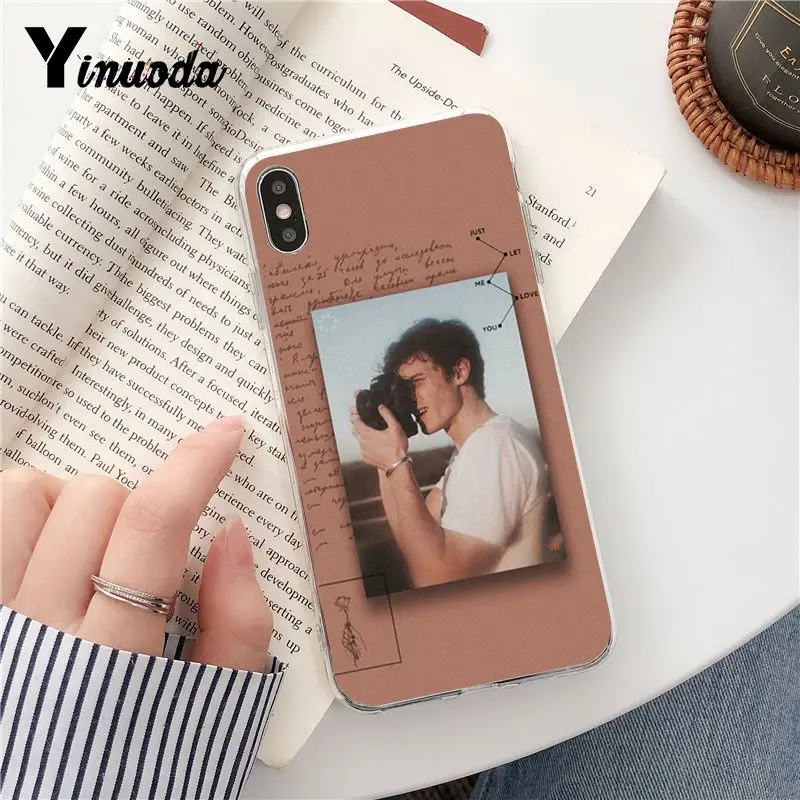 A10 Yinuoda певец Шон Мендес Magcon узор мягкий чехол для телефона из ТПУ по iPhone 6S, 6 plus, 7, 7 plus, 8, 8 Plus, X Xs Макс 5 5S XR - Цвет: A10