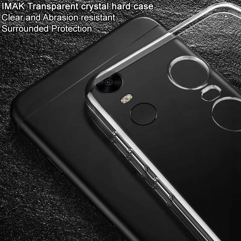 Redmi 5 Чехол IMAK износостойкие II Pro Прозрачный Кристалл Жесткий телефона чехол для