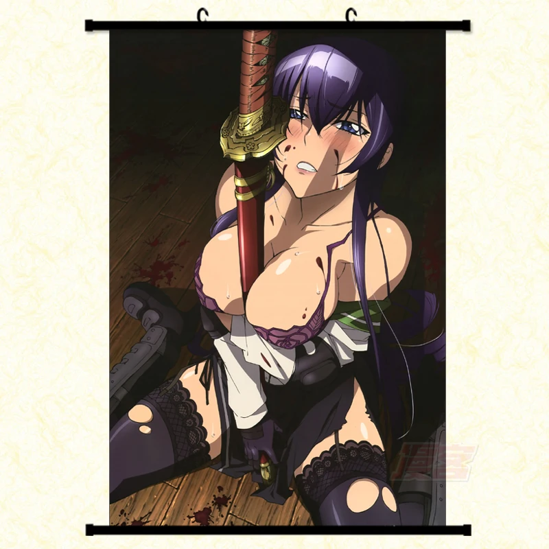 Японское декоративное изображение аниме школа мертвых Miyamoto Rei & Busujima Saeko Takagi Saya