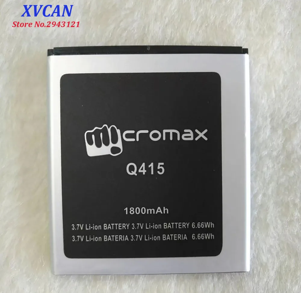 Высокое качество оригинальный для Micromax Q415 мобильный телефон литиевая батарея
