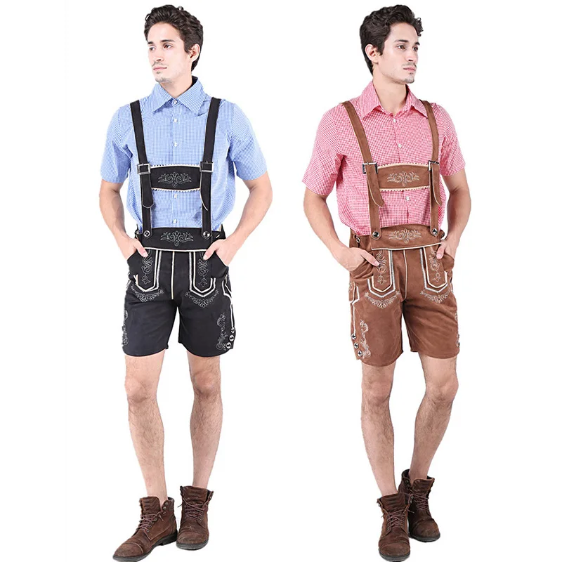 Carnival Party Games Cosplay Uniform German Bavarian Beer Man Sexy Oktoberfest Costume Plus Size Halloween Costumes For Men 3XL |