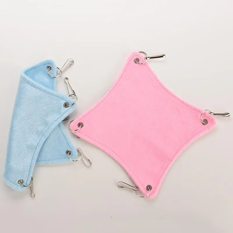 Новый Симпатичный плюшевый теплый гамак подвесная кровать пещера для хомяка