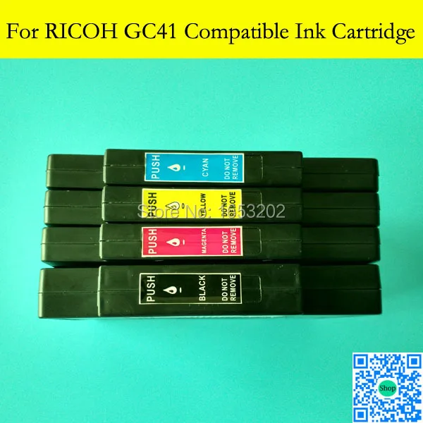 8 шт./лот Пустой совместимый чернильный картридж для Ricoh GC41 принтера 3100 2100 2010L 3110dnw |