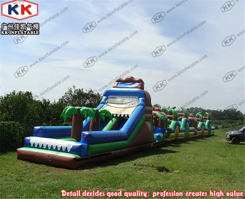 Гигантская надувная полоса препятствий Jungle Xtreme Adrenaline Run|commercial inflatable|inflatables for