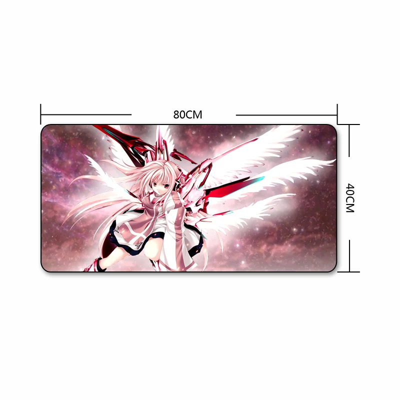 Коврик для мыши QQQRGB 80x40 см XL матрас с прозрачной картинкой Компьютеризированный
