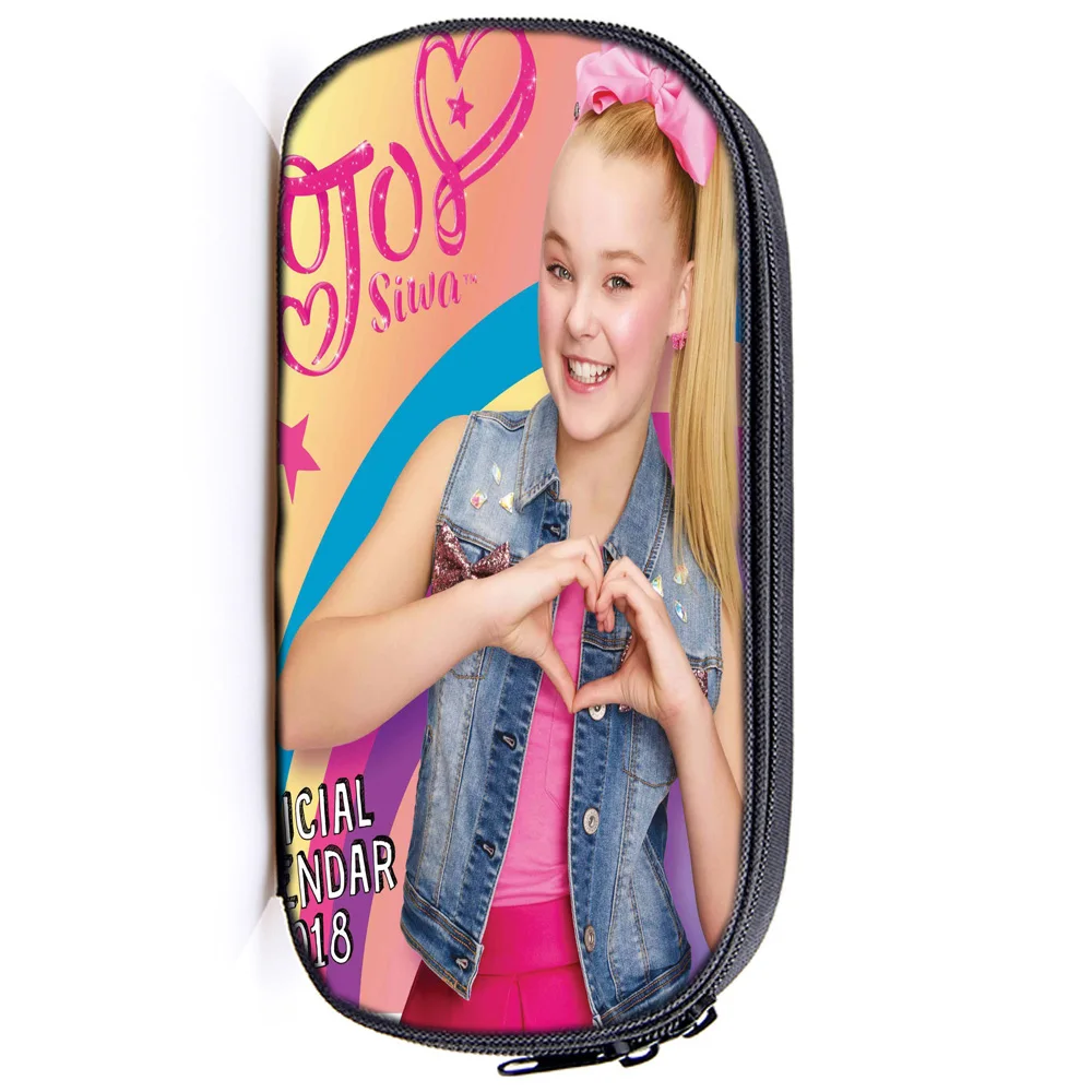Милый пенал Jojo Siwa для детей мальчиков девочек студентов канцелярская сумка новый