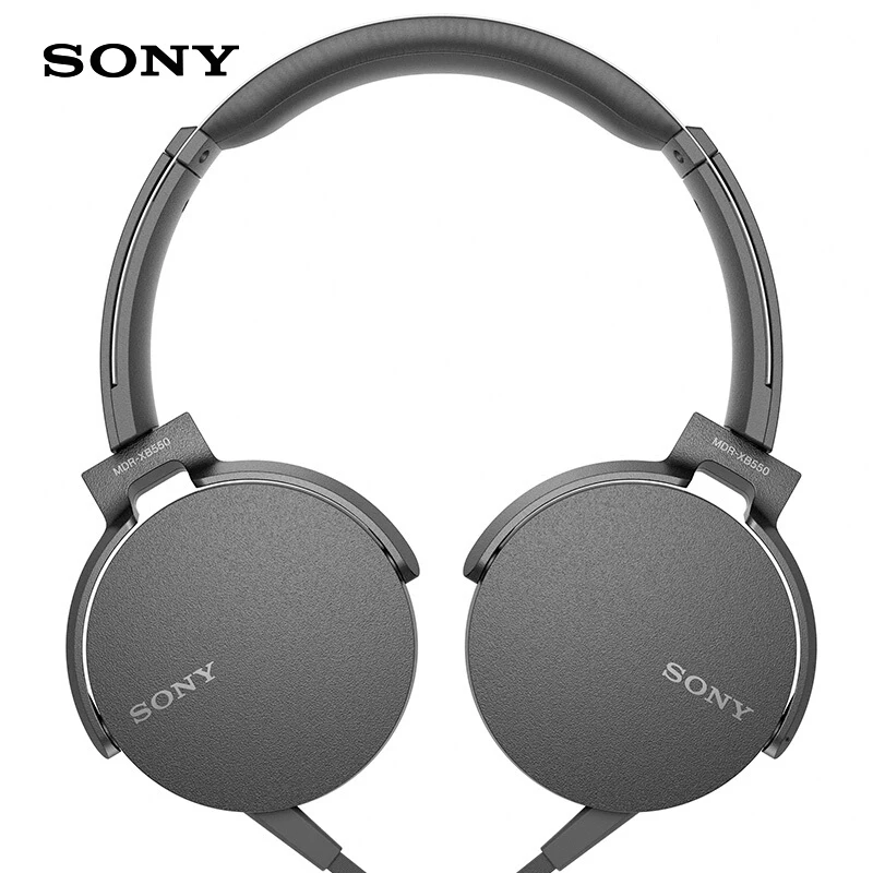 Оригинальные наушники SONY MDR XB550AP сабвуфер для телефонных звонков проводная