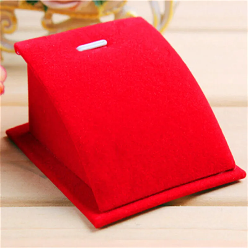 1Pcs Jewelry Stand Soft Velvet Fashion Necklace Pendant Drop Chain elegant simplicity Display Holder Standing | Украшения и
