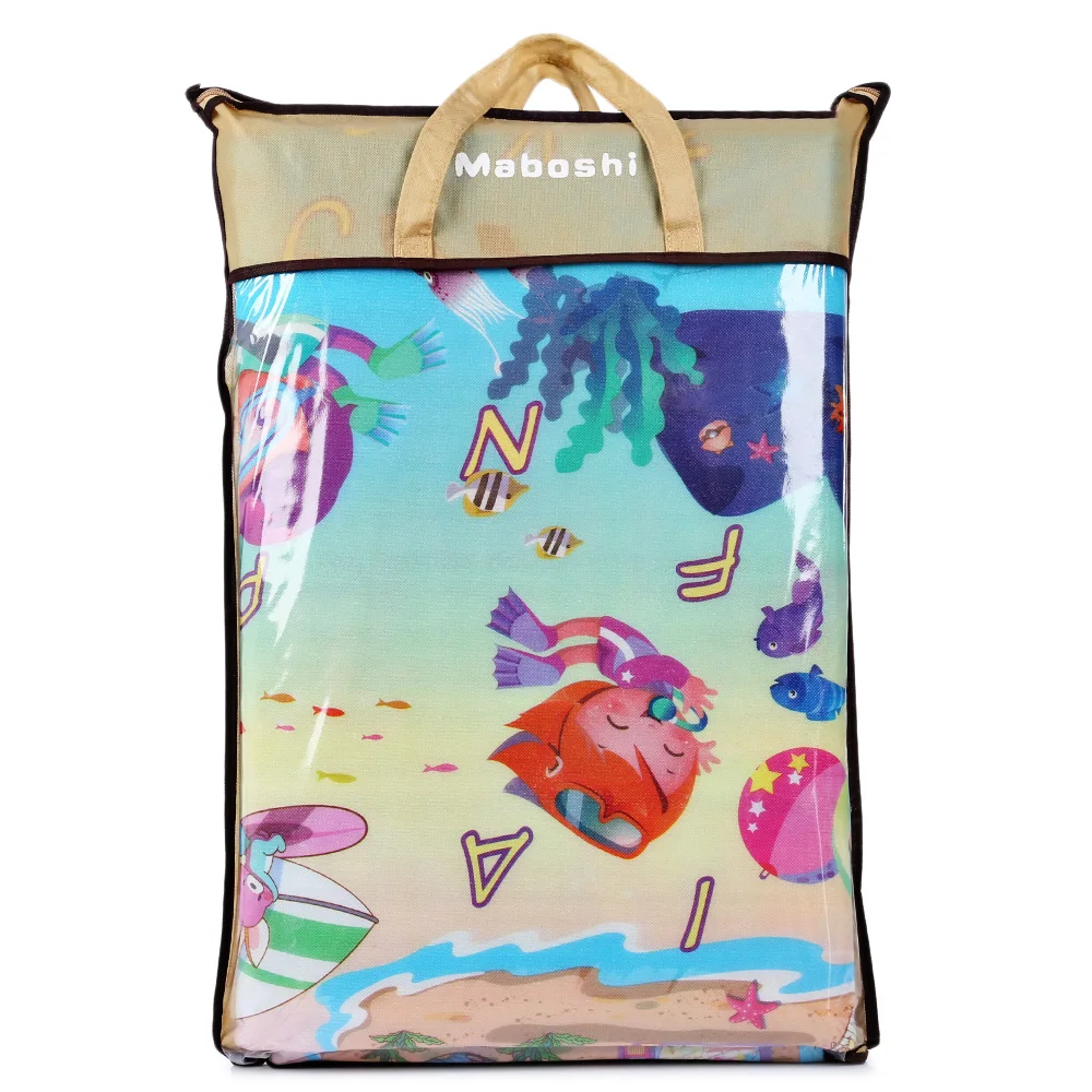 Maboshi 200x180 см игровой ползающий коврик для малышей двухсторонний мягкий пенопласт