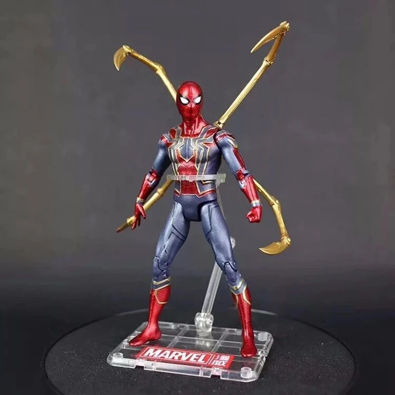Мстители бесконечные войны Marvel Bandai Железный Человек паук Аниме фигурки модель