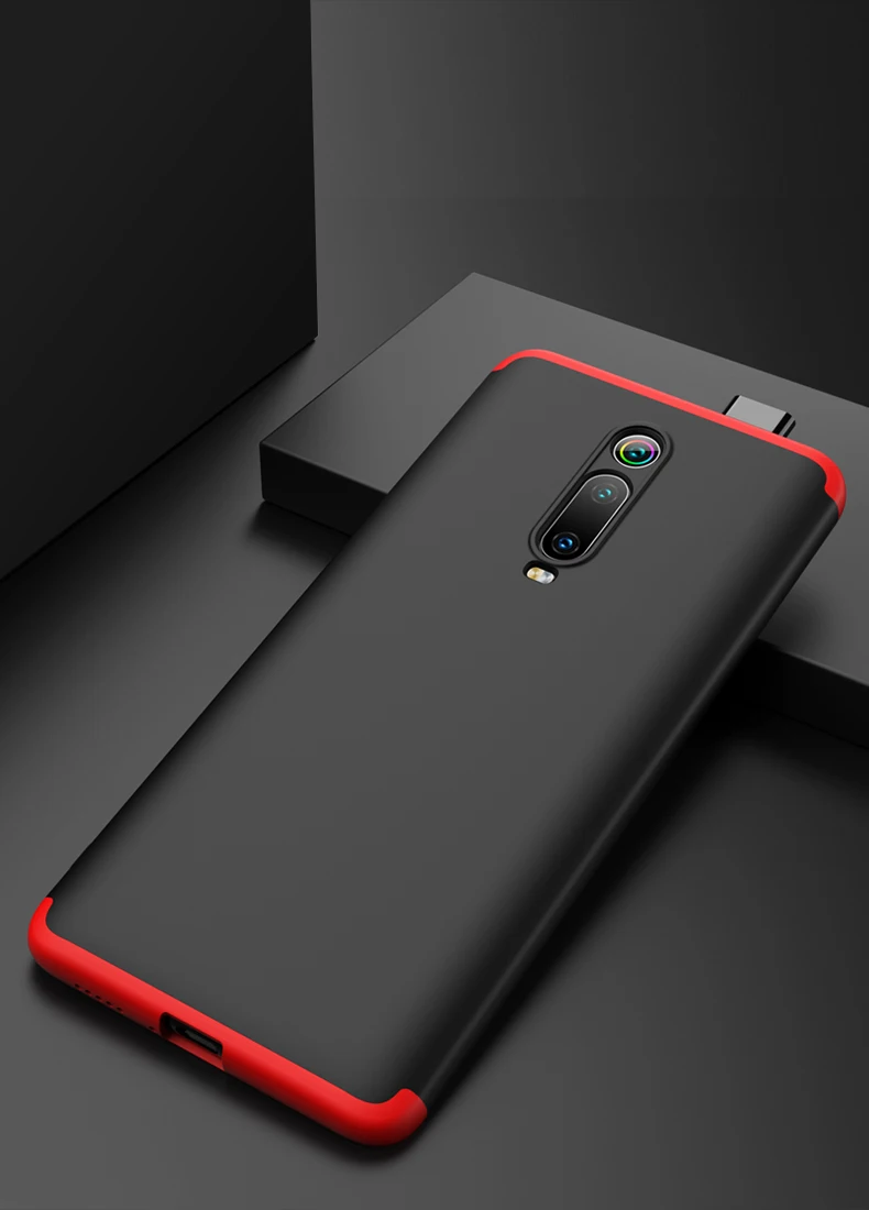 3-в-1 чехол для телефона для Xiao mi Red mi K20 Pro mi 9 T PC жесткий матовый чехол-накладка для спортивной камеры Xiao mi Red mi K20 mi 9 t Pro защитные чехлы Coque