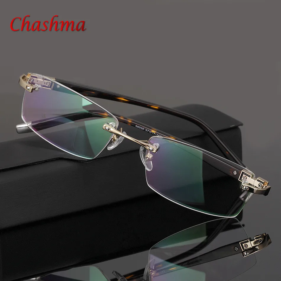 Оправа для очков мужчин и женщин модные очки оптические оправа без оправы