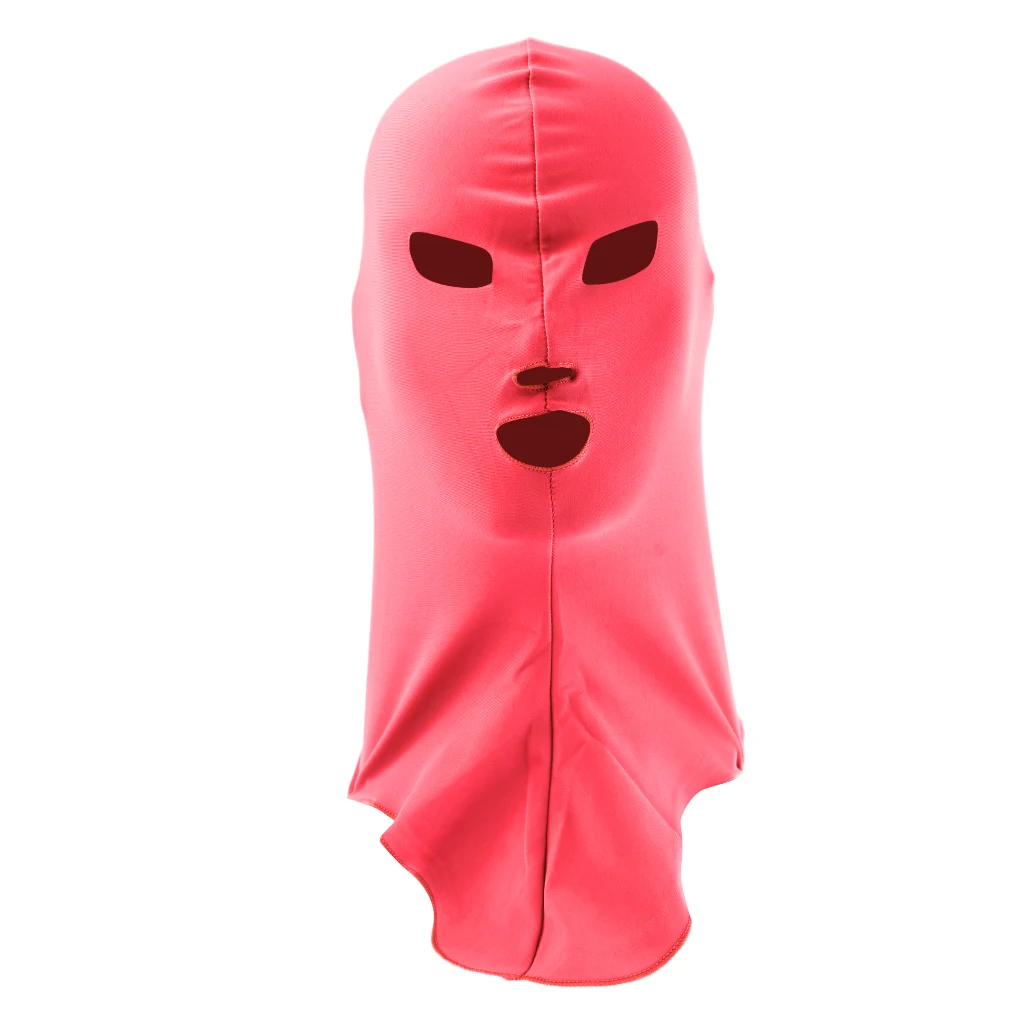 Swiming Diving Facekini UV Sun Protection Full Face Mask Head Neck Cover Face Elastic Swim Cap for Skiing Diving Sports Wear images - 6