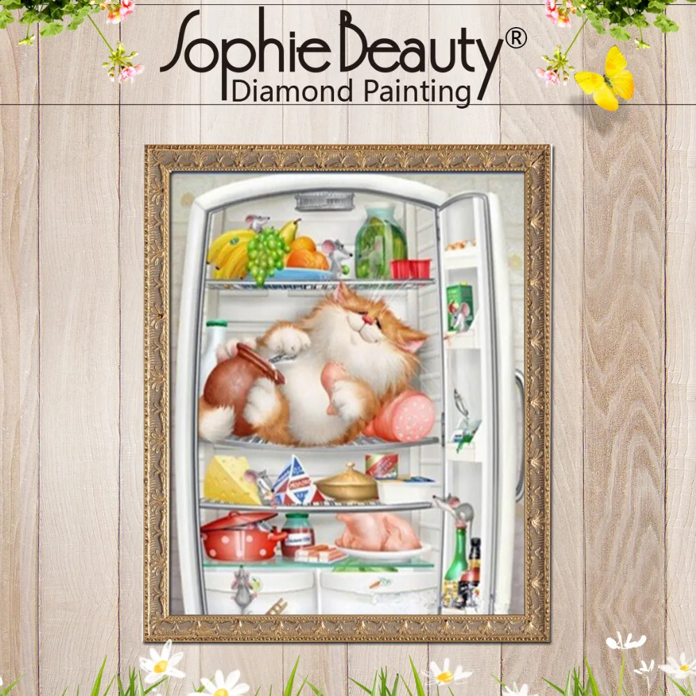 Sophie Beauty Diy Алмазная Картина Вышивка крестом полный 3d Мозаика квадратный вышитый