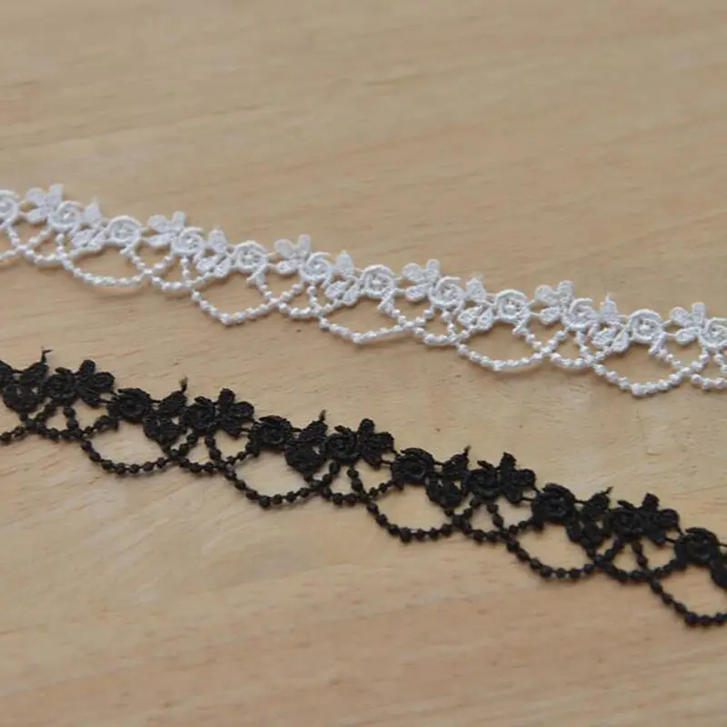 Белая черная кружевная лента DIY ювелирные изделия/аксессуары для одежды|lace