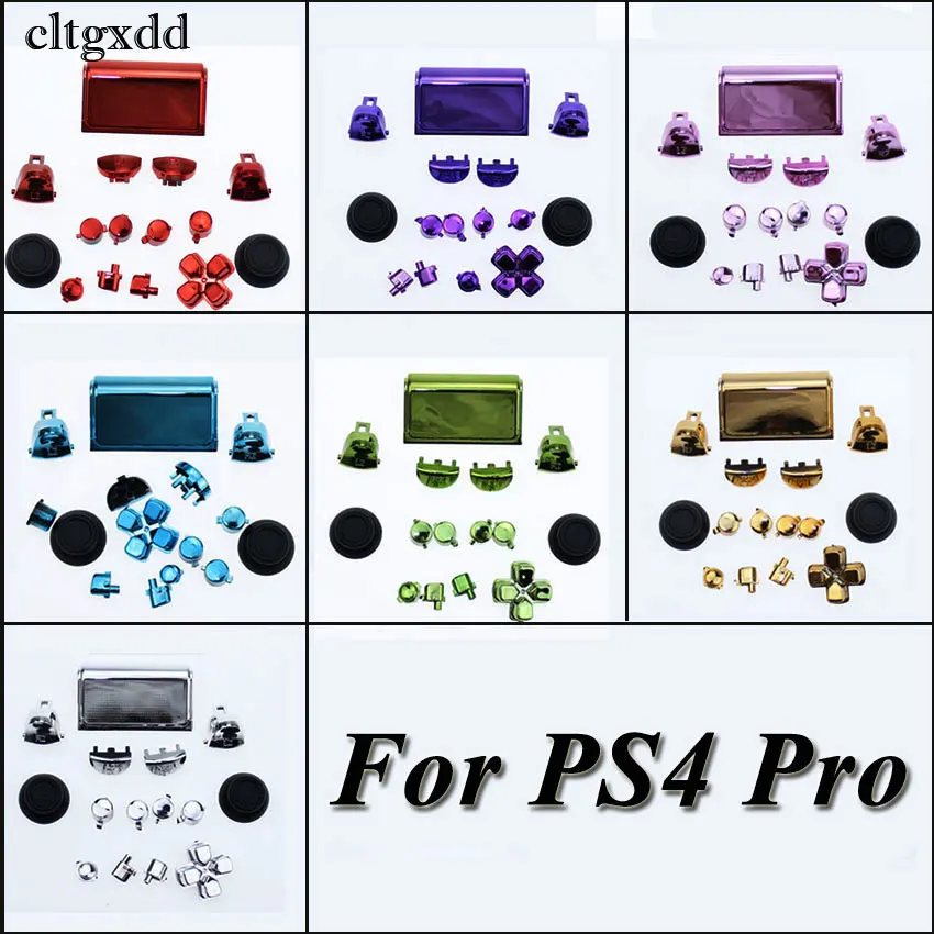 Cltgxdd хромированный Dpad R1/L1/R2/L2 кнопки для Sony PS4 Pro JDS-040 JDM 040 беспроводной контроллер |