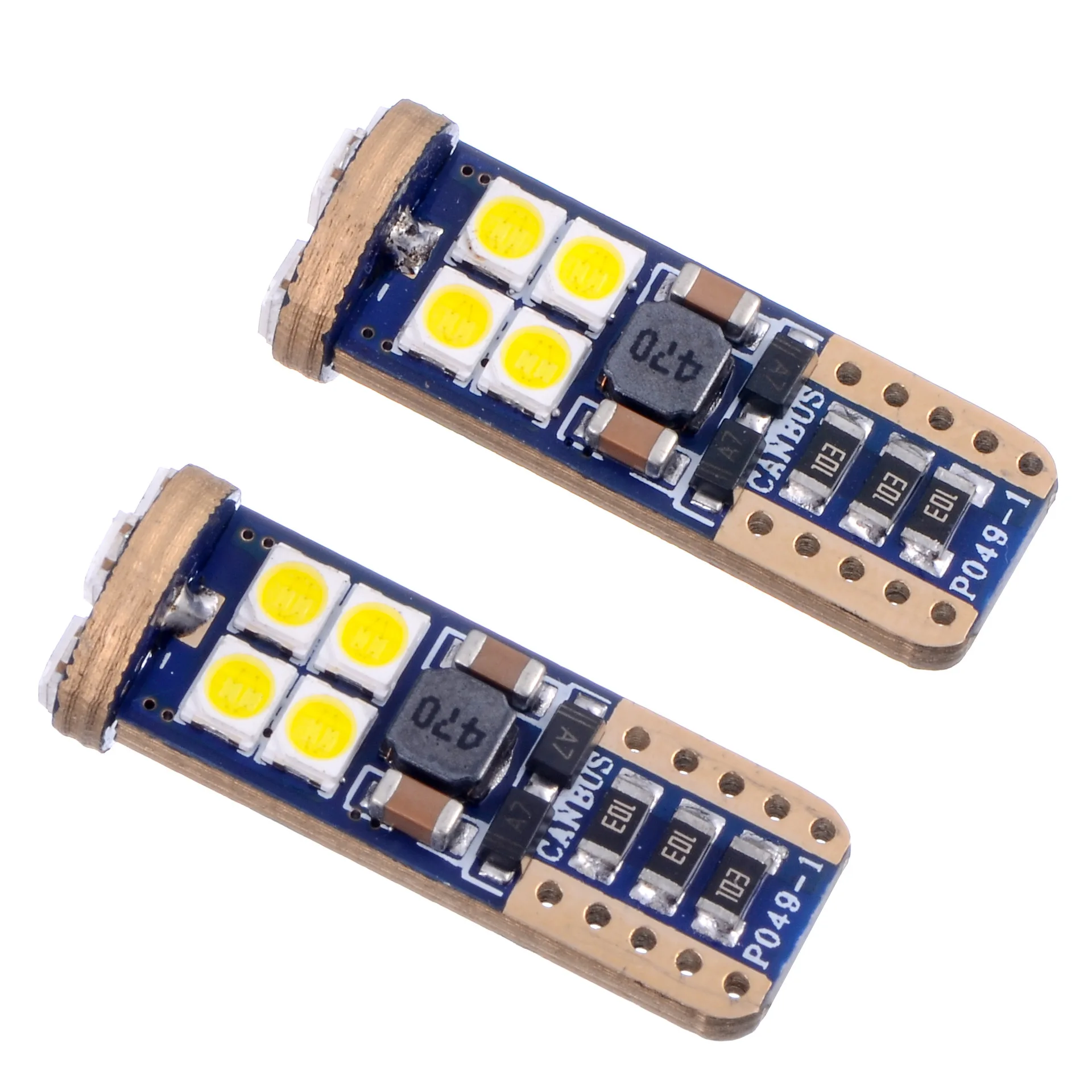 2 шт./компл. автомобильный габаритный фонарь с can bus T10 3030 12SMD W5W 194 светодиодный