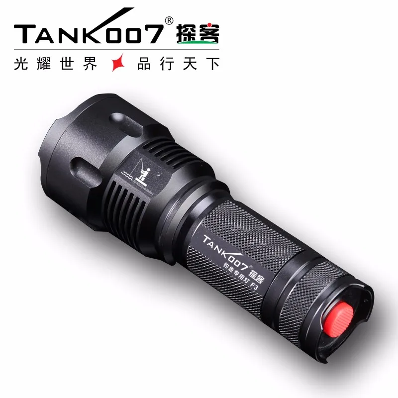 Tank007 F3 1000lm CREE XL-L2 увеличить светодиодная вспышка светильник с тремя источник