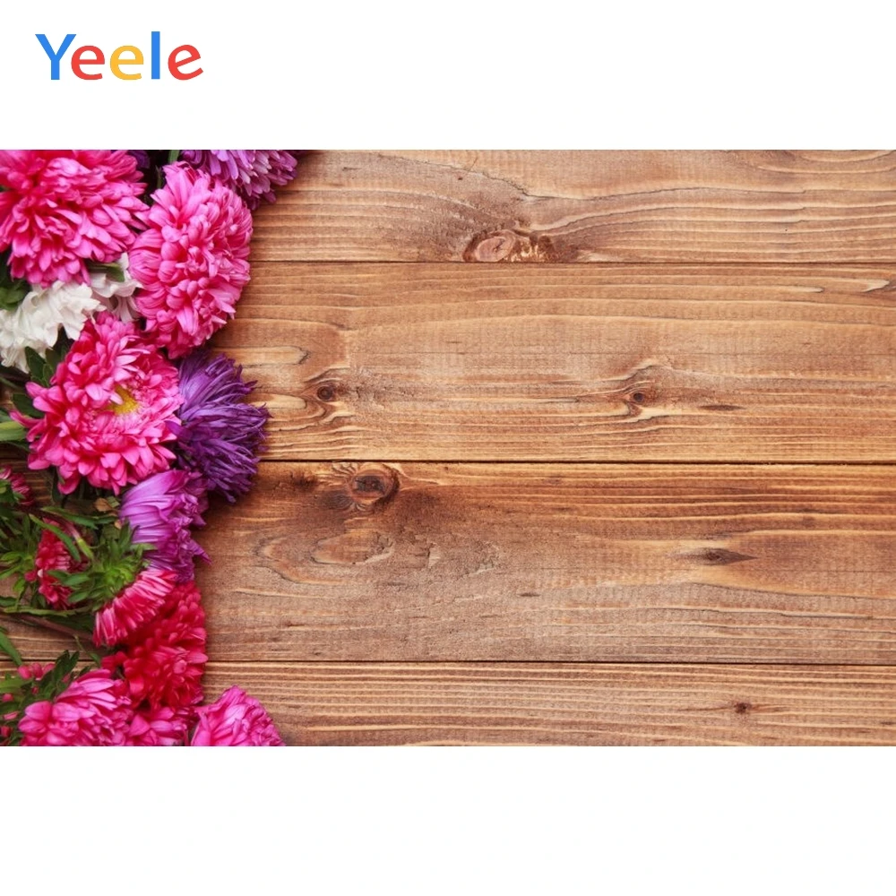 Yeele Aster цветы деревянная доска текстура доски товары шоу Res фотографии фоны для
