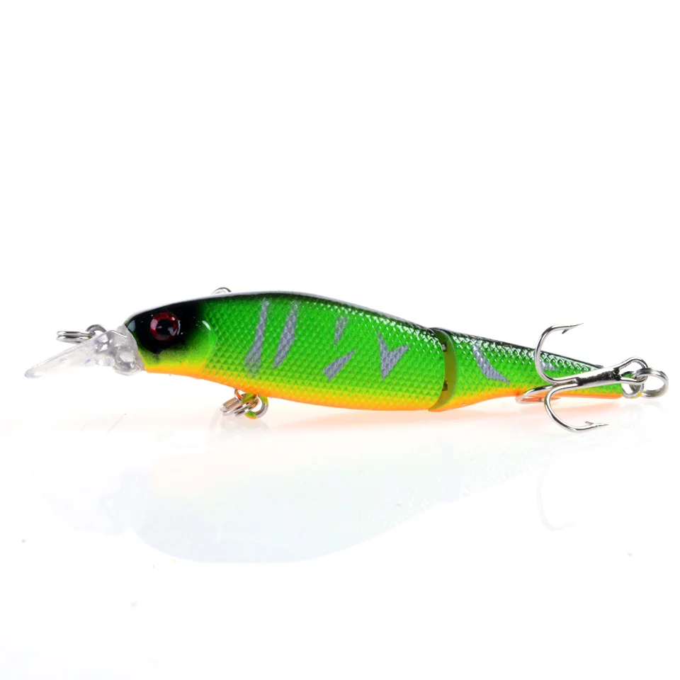 Горячая Распродажа 1 шт. двух секций рыболовная наживка воблер 90 мм 7 5 г