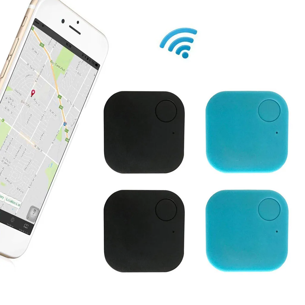 Франшиза 4 шт Смарт GPS локатор Локатор питомца трекер Bluetooth ключ Finder беспроводной