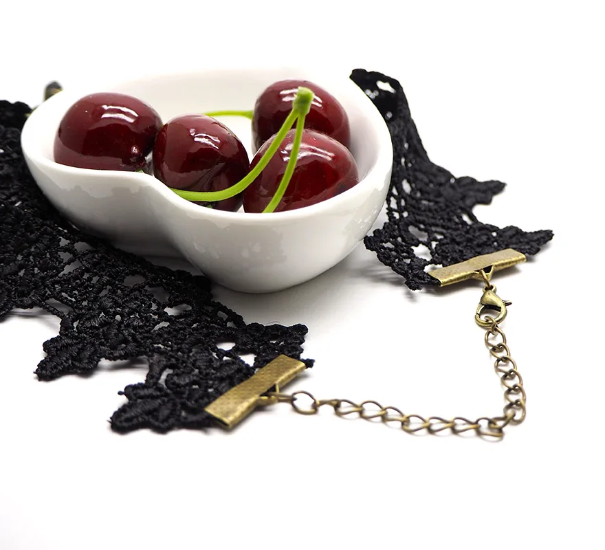 Горячие Для женщин чокер колье Готический Стиль подвеска в виде кружева