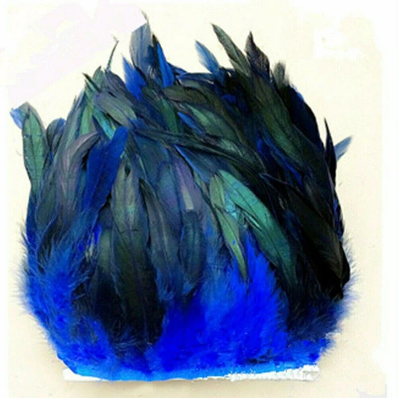 1 шт. петух Hackle Coque перо бахрома Ремесло Отделка шитье костюм Millinery Ткань DIY Одежда