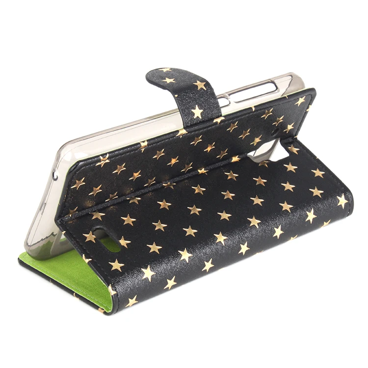 L-Right Stars Green Bottom для lenovo A536 чехол хорошее качество кожаный задняя крышка A 536