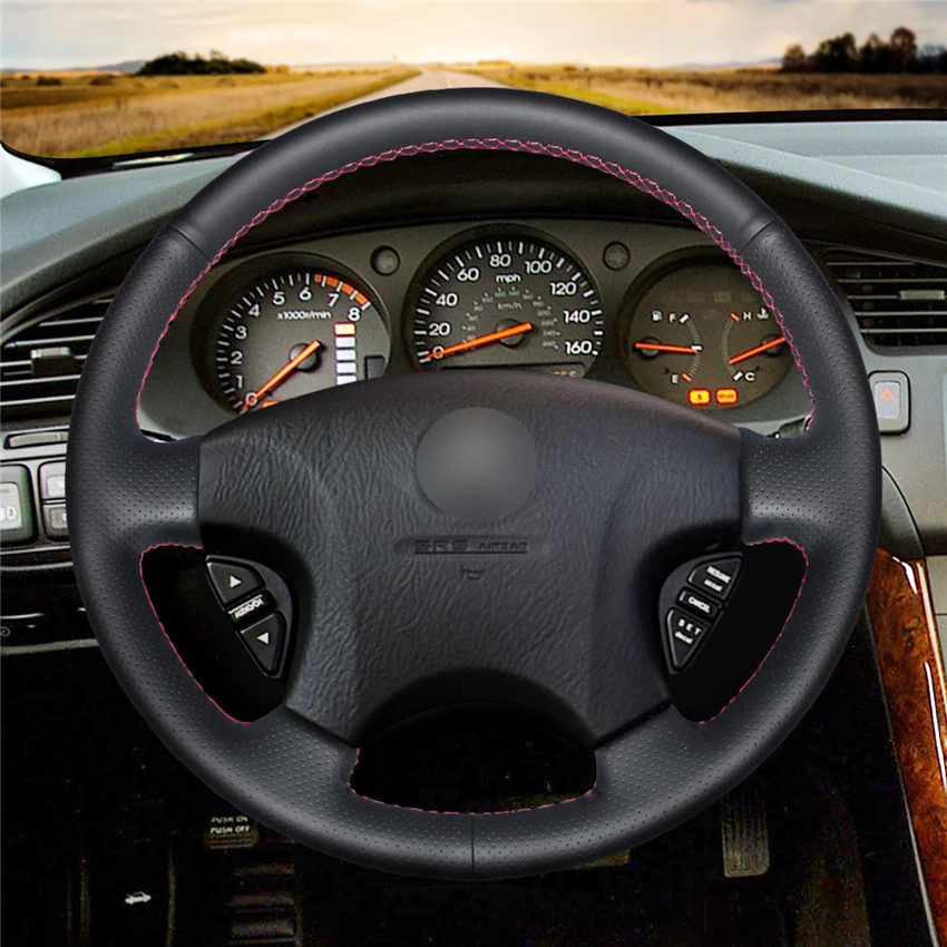MEWANT черный чехол на руль из искусственной кожи для Honda Accord 6 1998 2002 Odyssey 2001 Acura CL