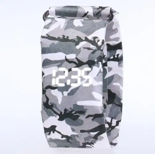 

TIke Toker,Creative Digital Wristwatches Fashion Electronic Watches Smart Digital Paper Watch Clock Relogio Sale 08