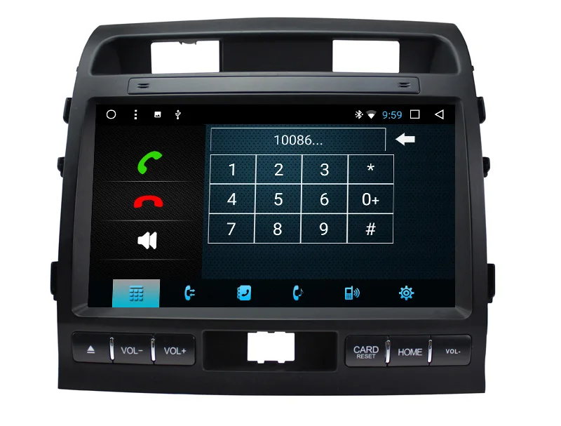 Восьмиядерный Android 8 1 автомобильный мультимедийный плеер GPS для Toyota Land Cruiser LC200