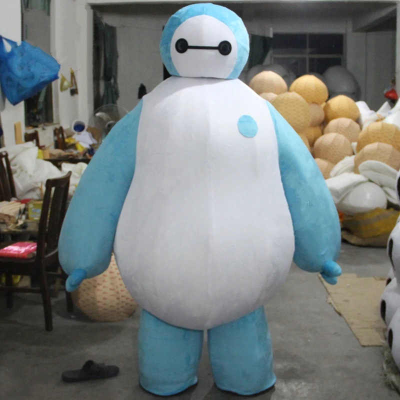 

Костюм-талисман Baymax с героями мультфильмов, тематический маскотский Карнавальный костюм для взрослых, для косплея