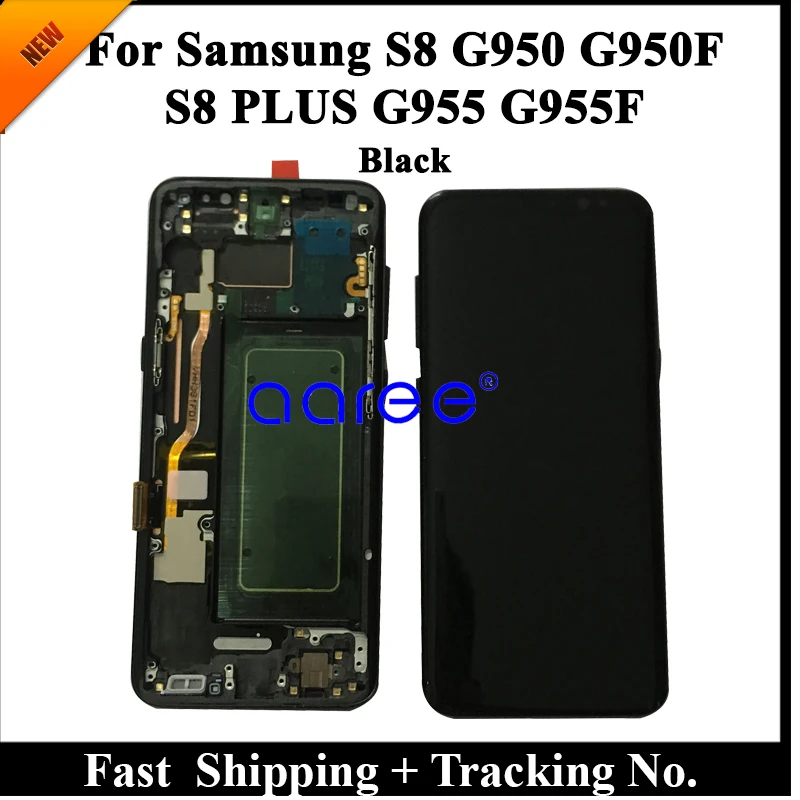 100% супер AMOLED ЖК дисплей для Samsung S8 G950 G950F сенсорный экран дигитайзер в сборе|screen