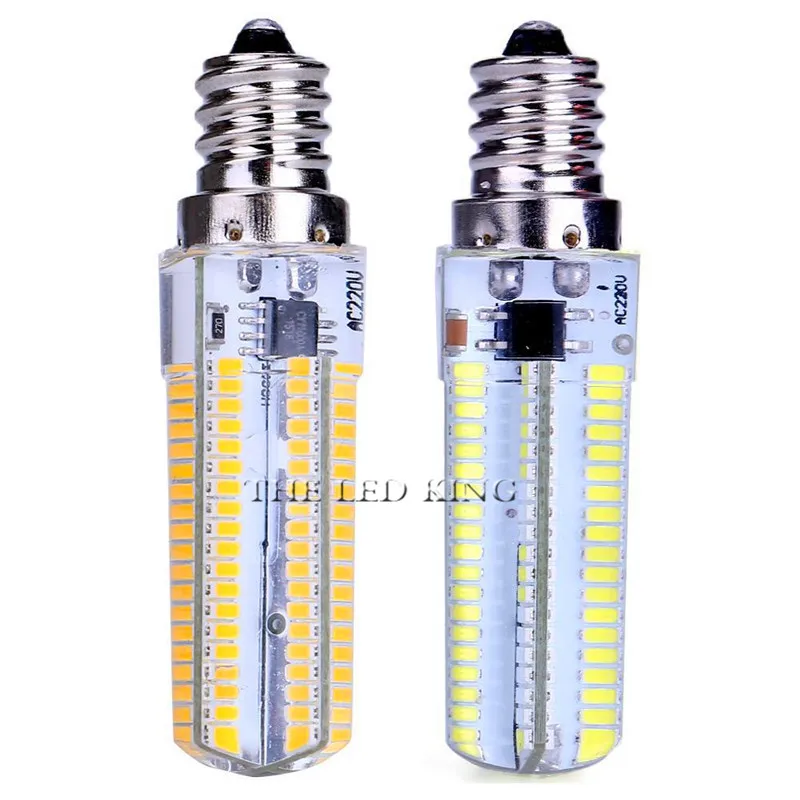 Диммируемый G4 E14 Светодиодный светильник SMD2835 3014 энергосберегающая лампа 9 Вт 12 15