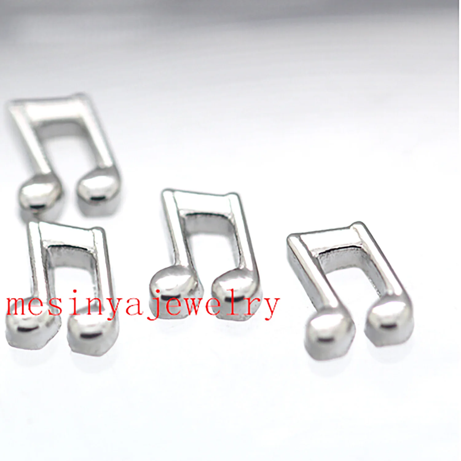 

10pcs Silver Music Symbol Custom Floating Charms For Glass Locket