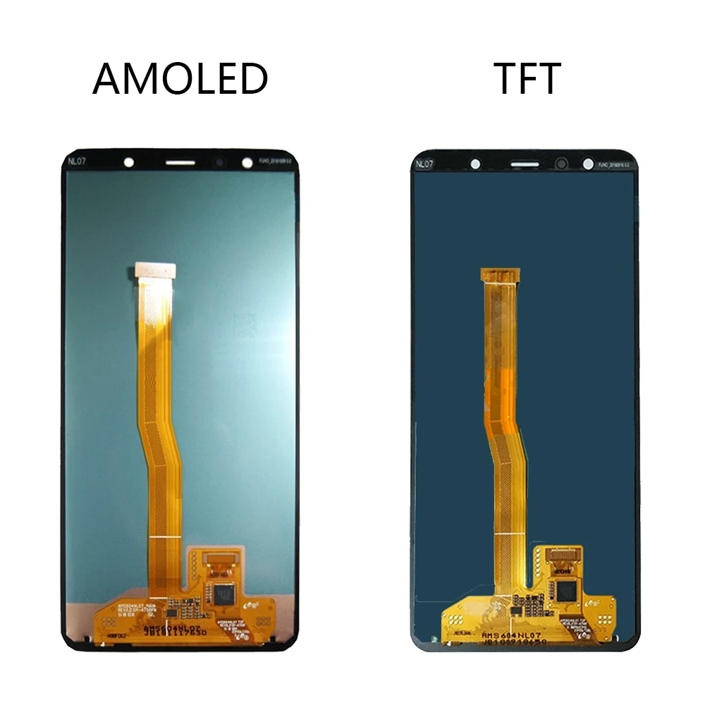 ЖК дисплей Super Amoled 6 0 дюйма для SAMSUNG A750 с сенсорным экраном и дигитайзером A750F Galaxy A7