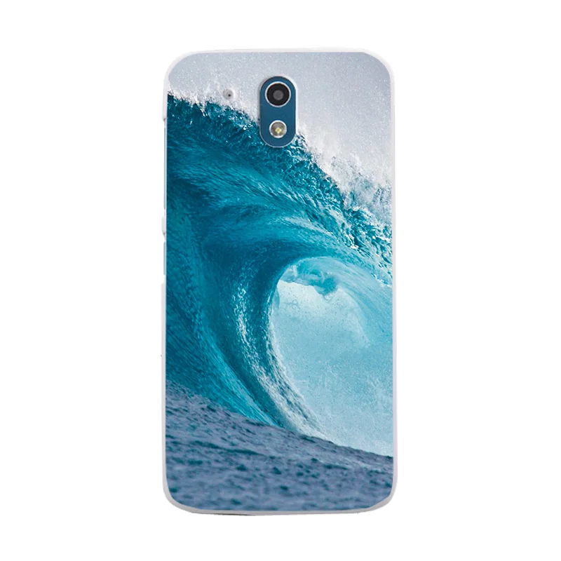 W33 Красивые Чехлы для htc Desire 526 326G, чехлы, Черная оболочка для телефона с сердечками и сердечками для htc 526 526G 326 326G, две sim-карты, сумки с цветами - Цвет: W33